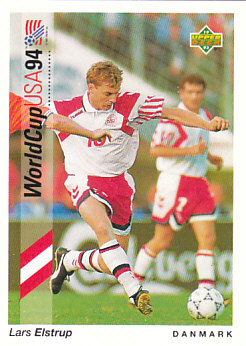 Lars Elstrup Denmark Upper Deck World Cup 1994 Preview Eng/Ger #48